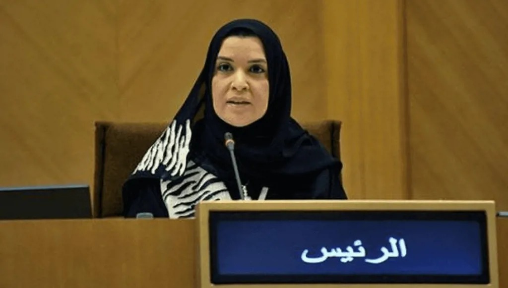 أمل عبد الله القبيسي رئيسة المجلس الوطني الاتحادي بالإمارات (وام)
