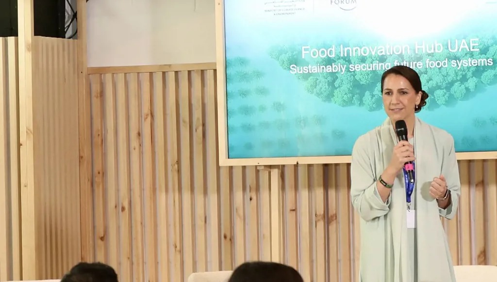 جانب من مشاركة السيدات الإماراتيات في فعاليات COP28.