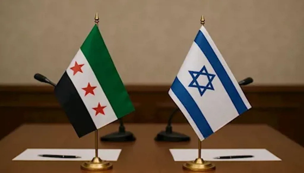 علما إسرائيل وسوريا (وكالات).