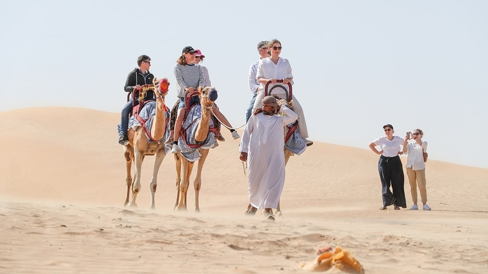 الصحراء في الإمارات (وكالات).