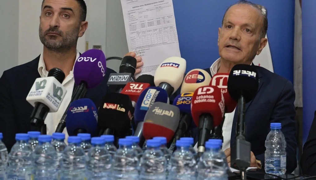 مؤتمر صحافي لشركة تنورين. (نبيل اسماعيل)