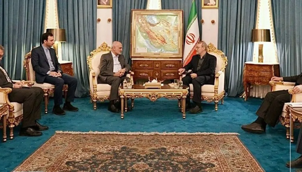 علي حسن خليل التقى لاريجاني في طهران: مناقشة التحركات الإسرائيلية في جنوب لبنان