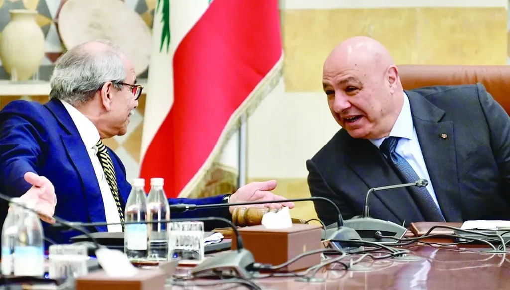 الرئيسان جوزف عون ونواف سلام في مجلس الوزراء