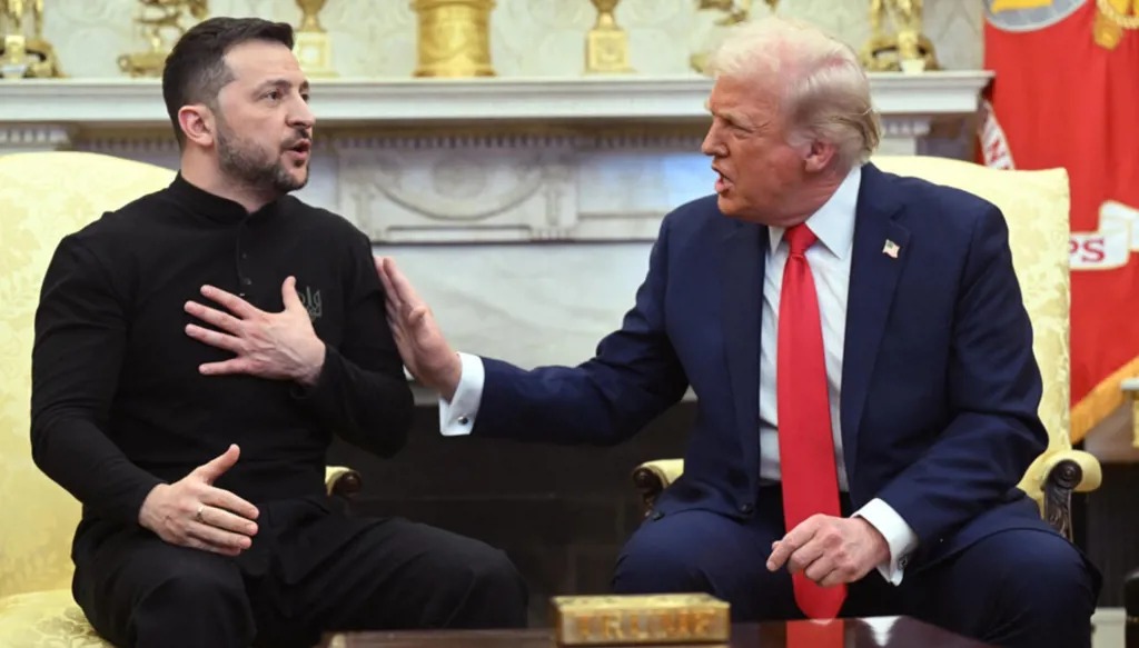 ترامب وزيلينسكي خلال لقاء سابق (أرشيفية)