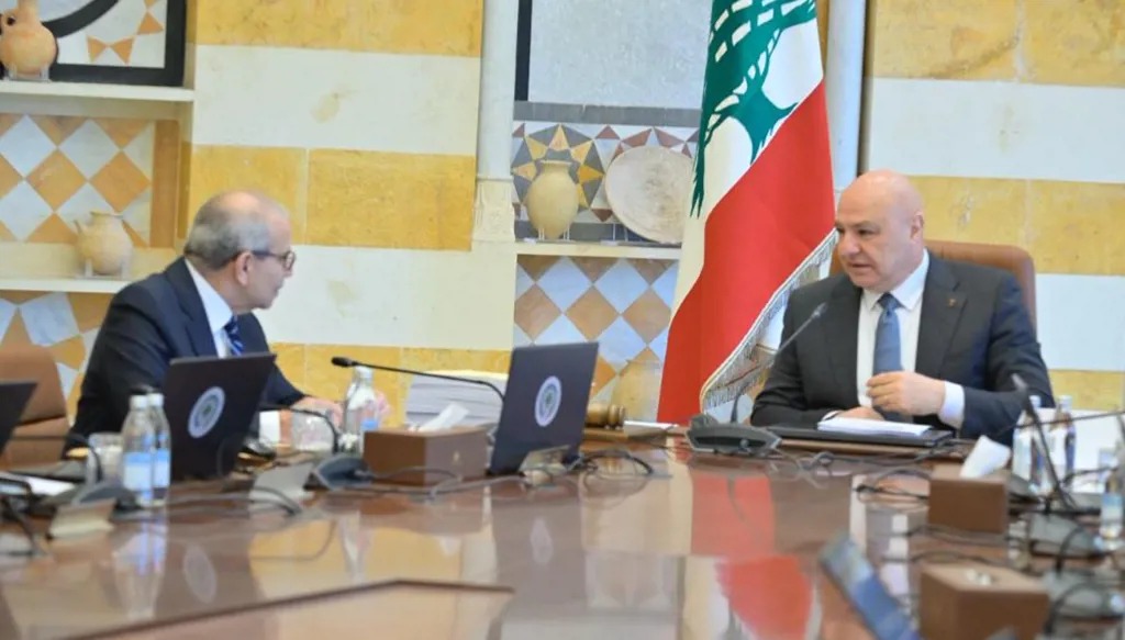 الرئيسان عون وسلام في قصر بعبدا (نبيل اسماعيل).