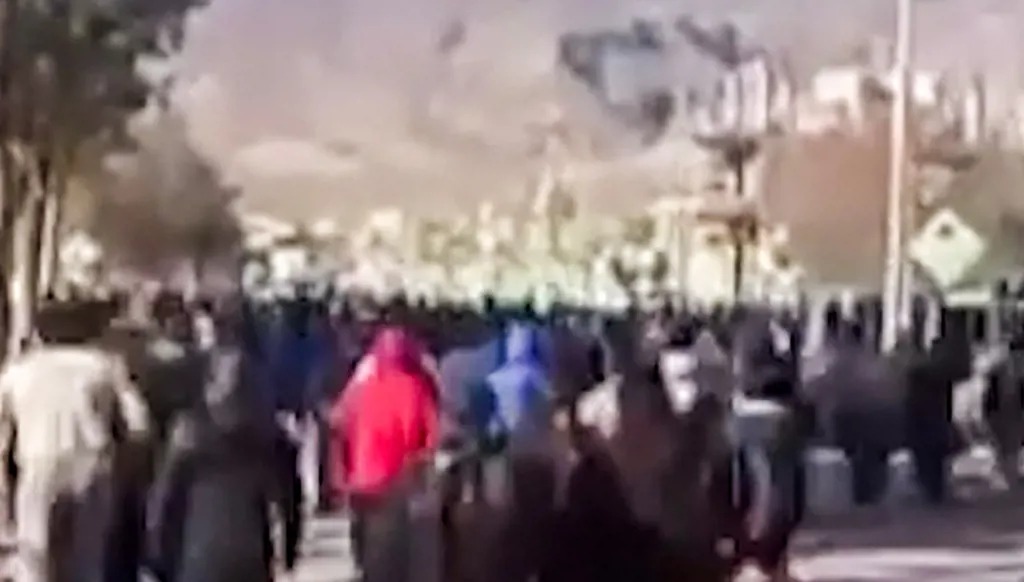 من احتجاجات ايران (أ ف ب)