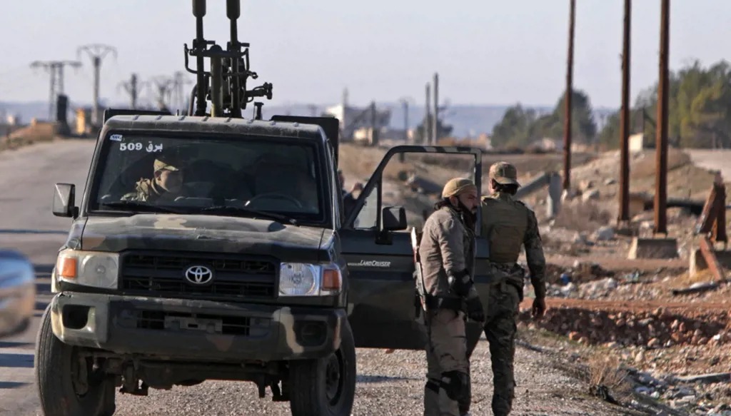 قوات من الجيش السوري. (أ ف ب)