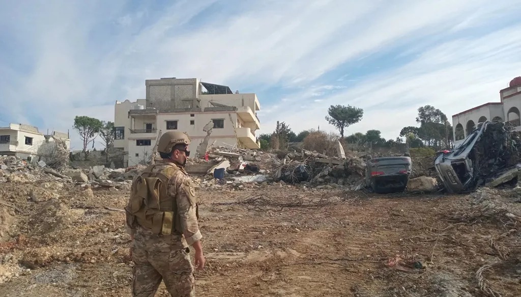 الجيش اللبناني في بلدة الخيام جنوب لبنان (تصوير أحمد منتش).