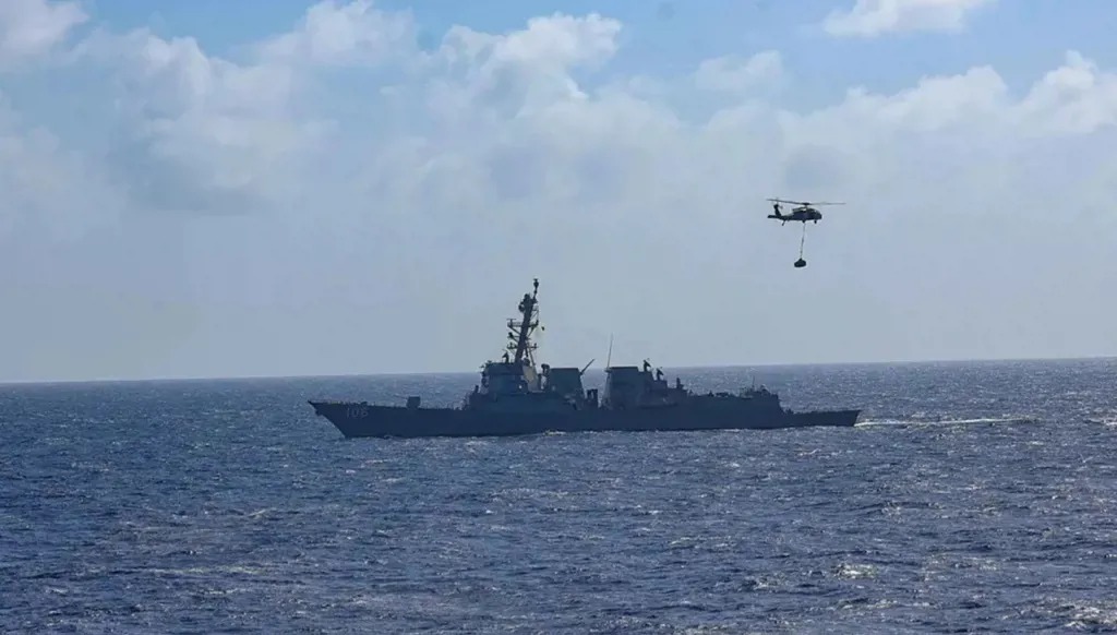 مدمرة صاروخية أميركية في البحر الكاريبي (أرشيفية)