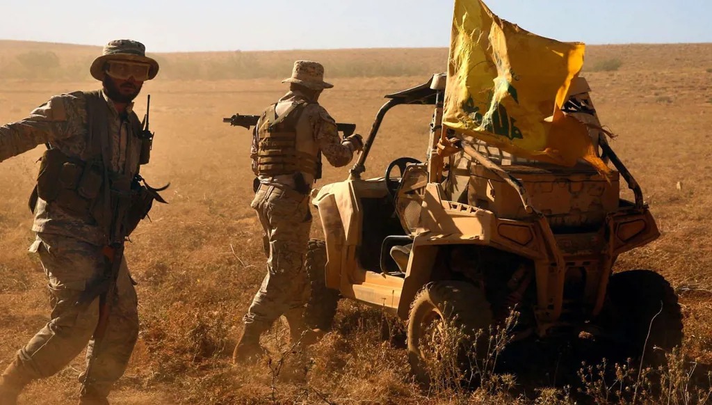 عناصر من الحزب في سوريا.