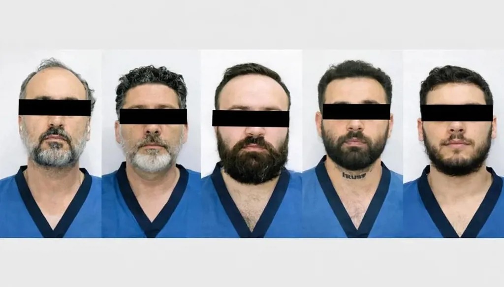 أعضاء من الشبكة التي ضبطتها دولة الإمارات (وام)