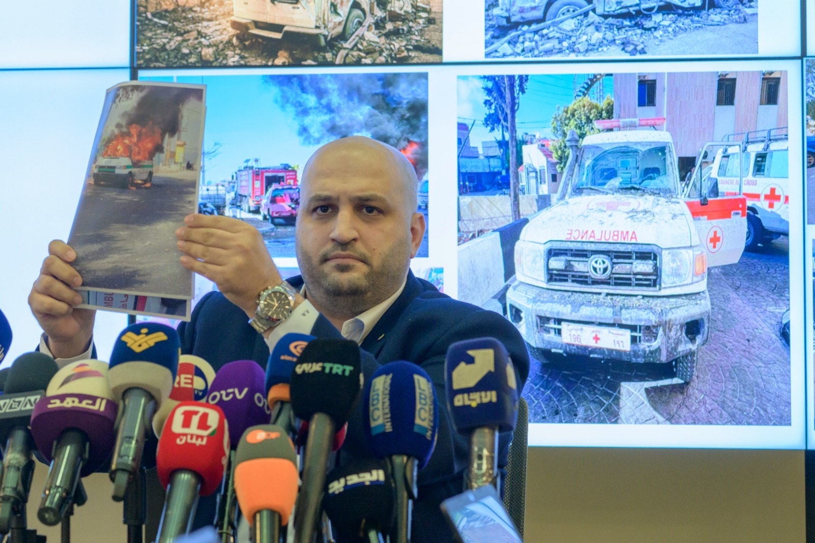 وزير الصحة اللبناني ركان ناصر الدين (تصوير: نبيل اسماعيل).