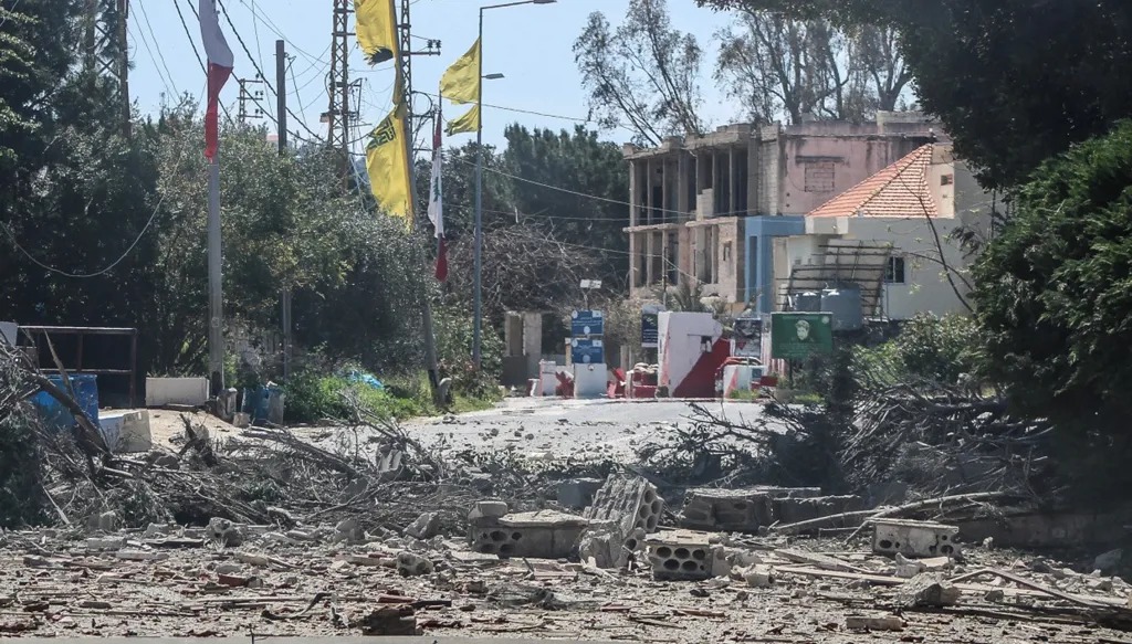 غارة إسرائيلية استهدفت جنوب لبنان (أ ف ب).