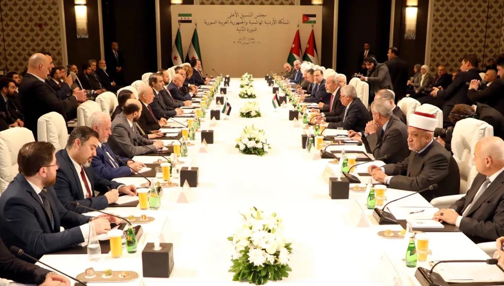 الاجتماع الوزاري لمجلس التنسيق الأعلى السوري الأردني في عمّان الأحد برئاسة وزيري خارجية الطرفين (بترا)