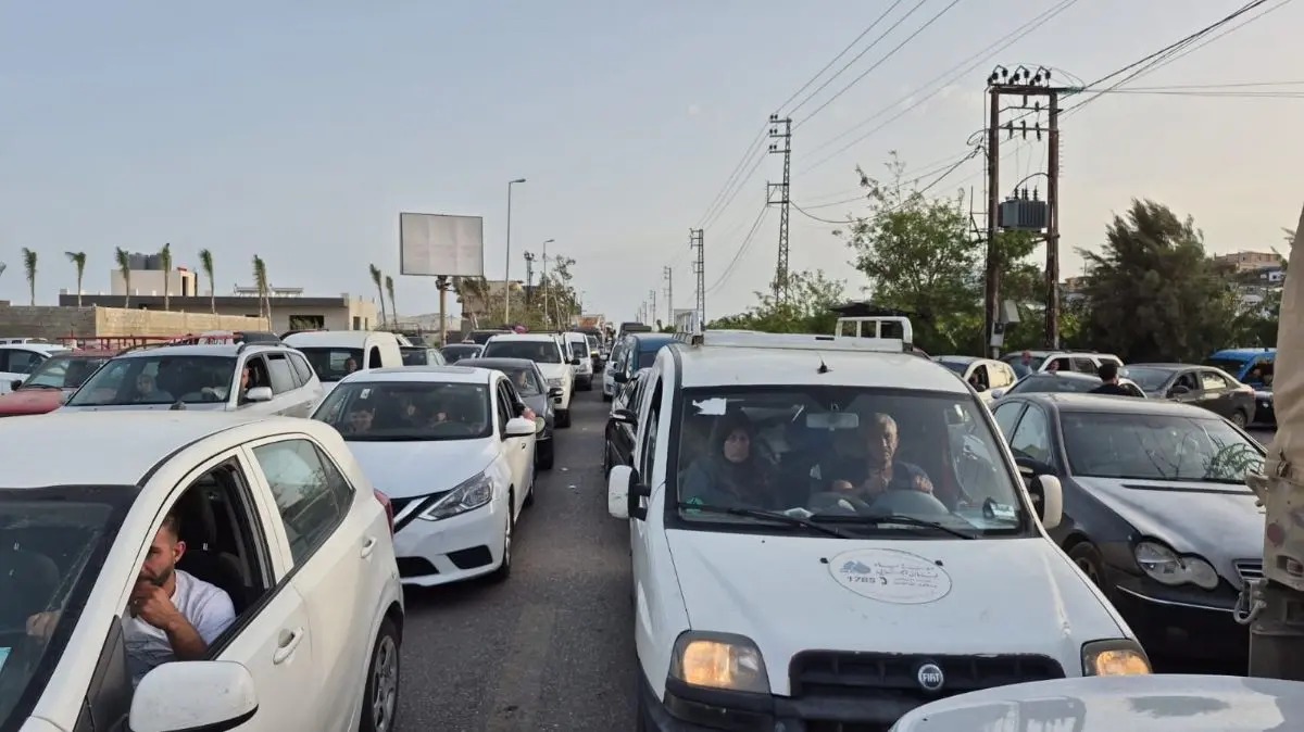 زحمة سير عند جسر القاسمية.