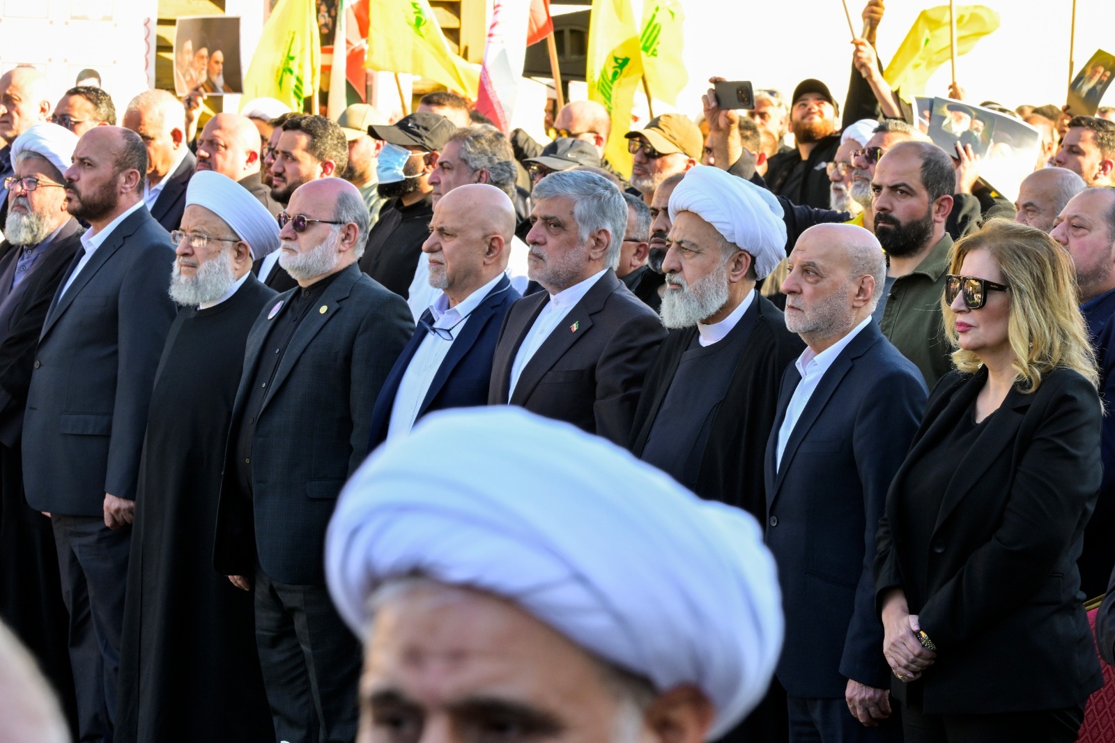 شيباني مشاركاً في حفل السفارة الإيرانية (نبيل اسماعيل).