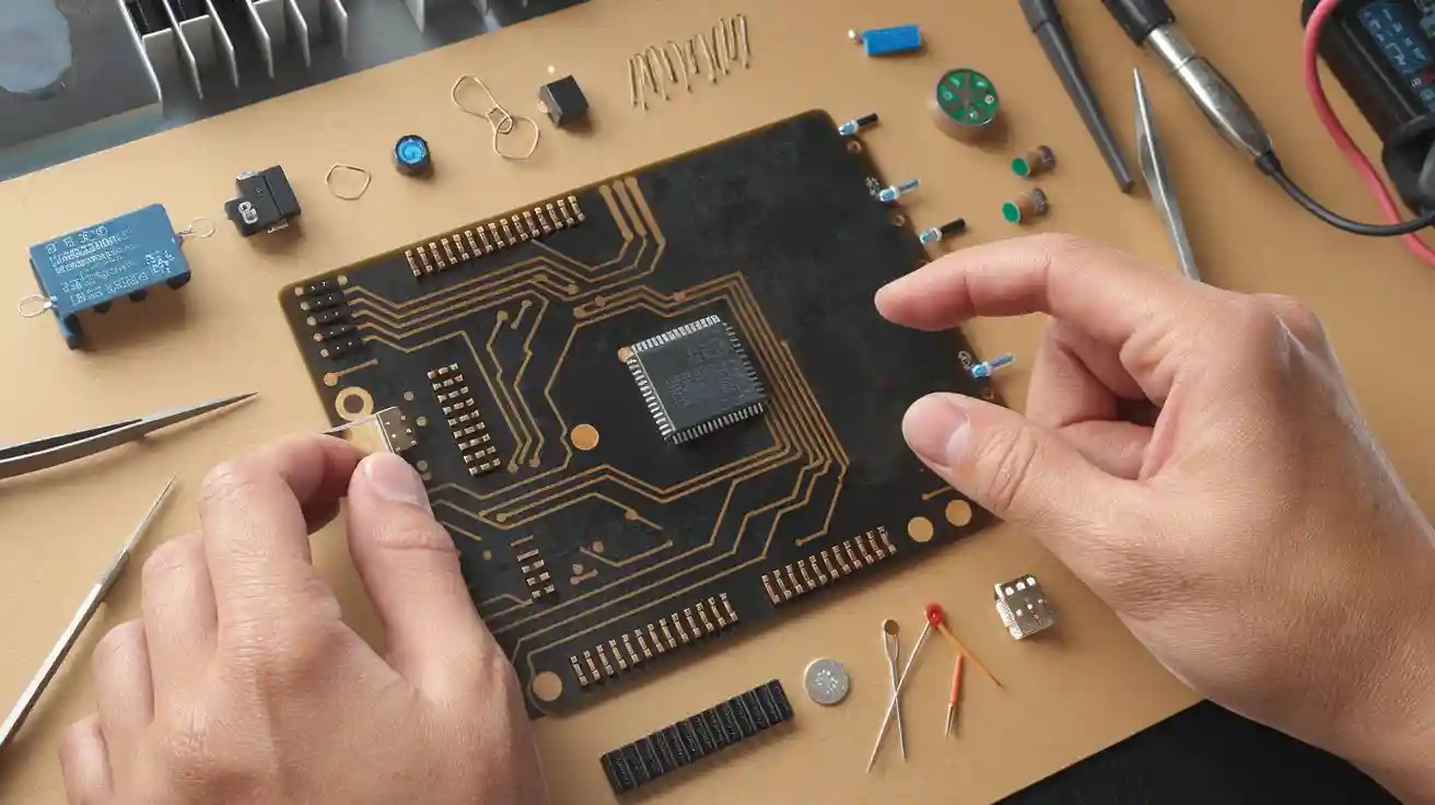 رقائق لوحات الدوائر الالكترونية.