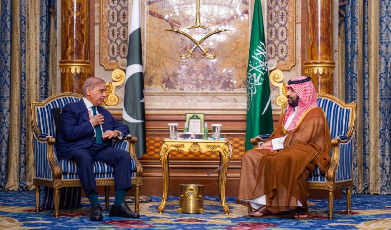 ولي العهد السعودي ورئيس الوزراء الباكستاني.