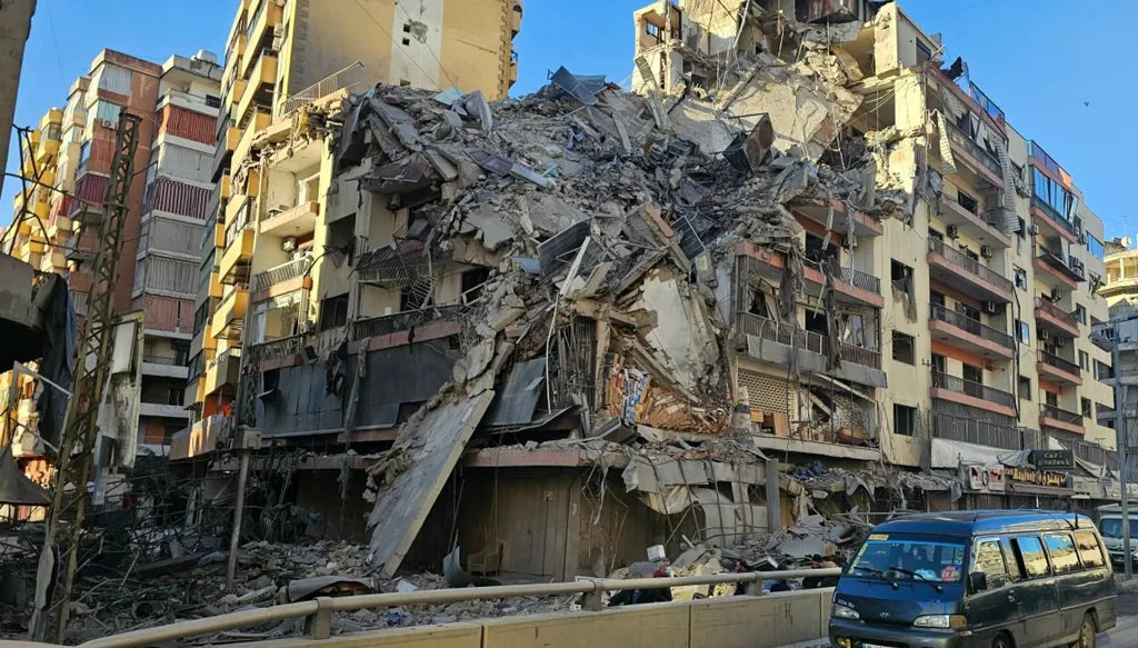 دمار في الضاحية الجنوبية لبيروت (أرشيف "النهار").