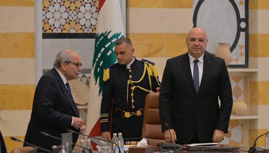 الرئيسان جوزف عون ونواف سلام في قصر بعبدا (نبيل اسماعيل)