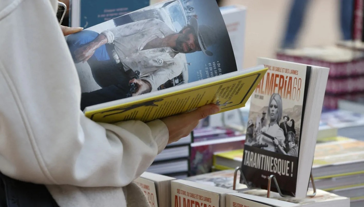 جانب من معرض للكتاب الفرنكوفوني. (أ ف ب)