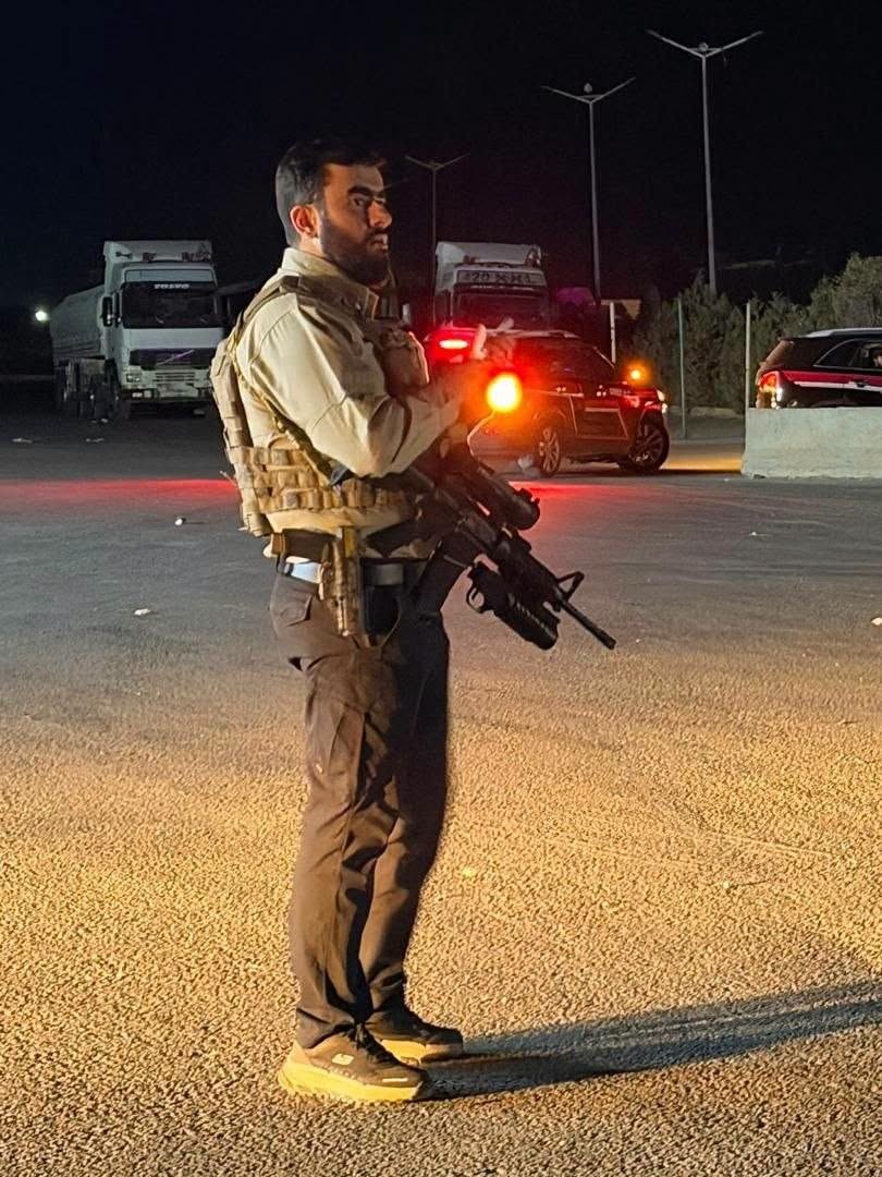 انتشار عناصر الأمن الداخلي السوري داخل مدينة عين العرب (فايسبوك إعلام حلب).