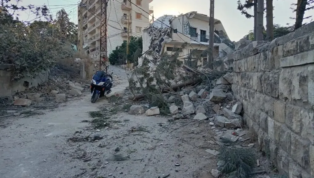 دمار كبير في قرى النبطية جرّاء الغارات صباح اليوم (الوكالة الوطنية).