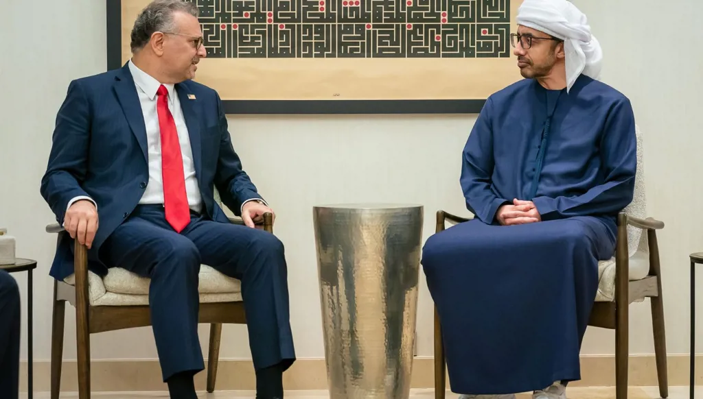 عبدالله بن زايد استقبل مسعد بولس في أبو ظبي: بحث الشراكة الإماراتية الأميركية والحرص المتبادل على تعزيز الاستقرار