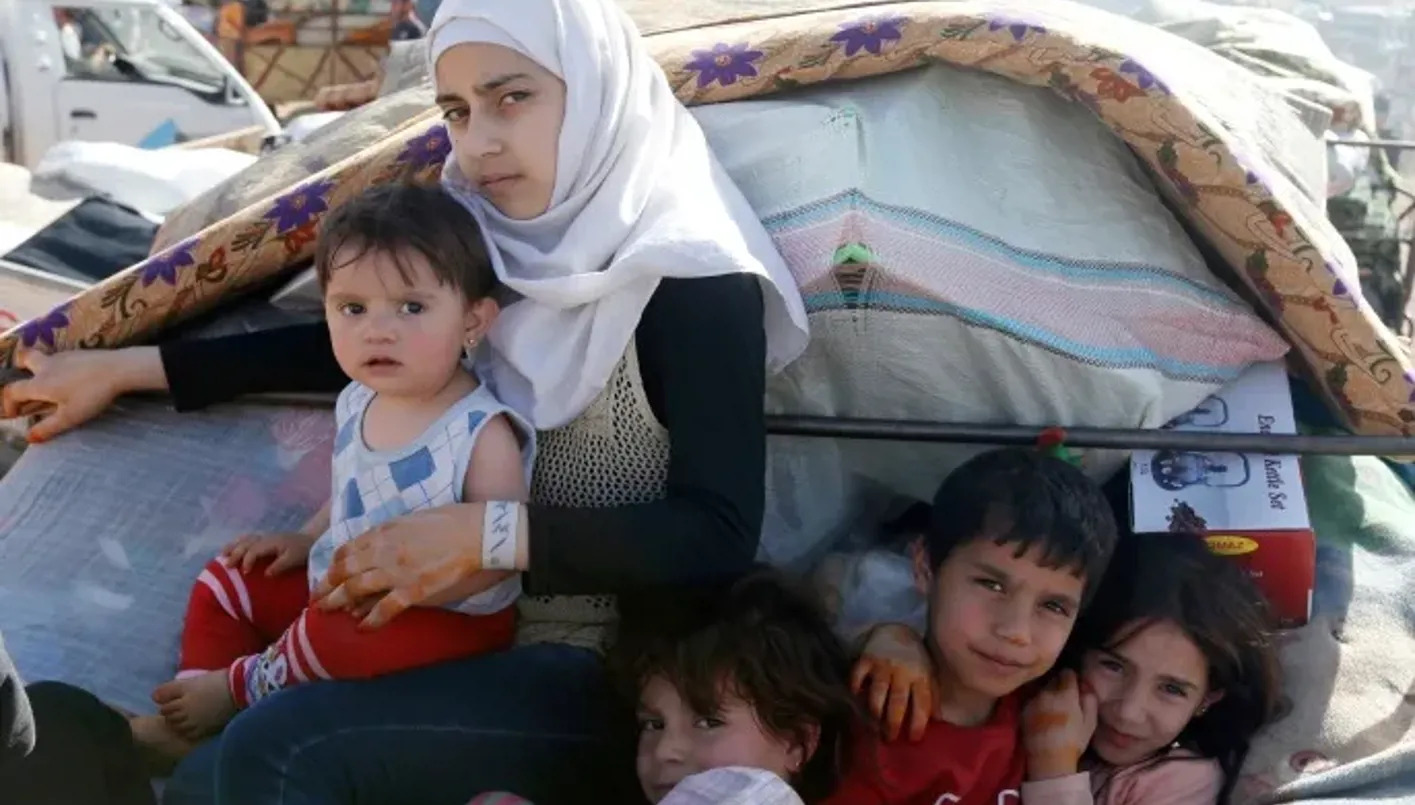 نازحون سوريون في لبنان (من الانترنت).