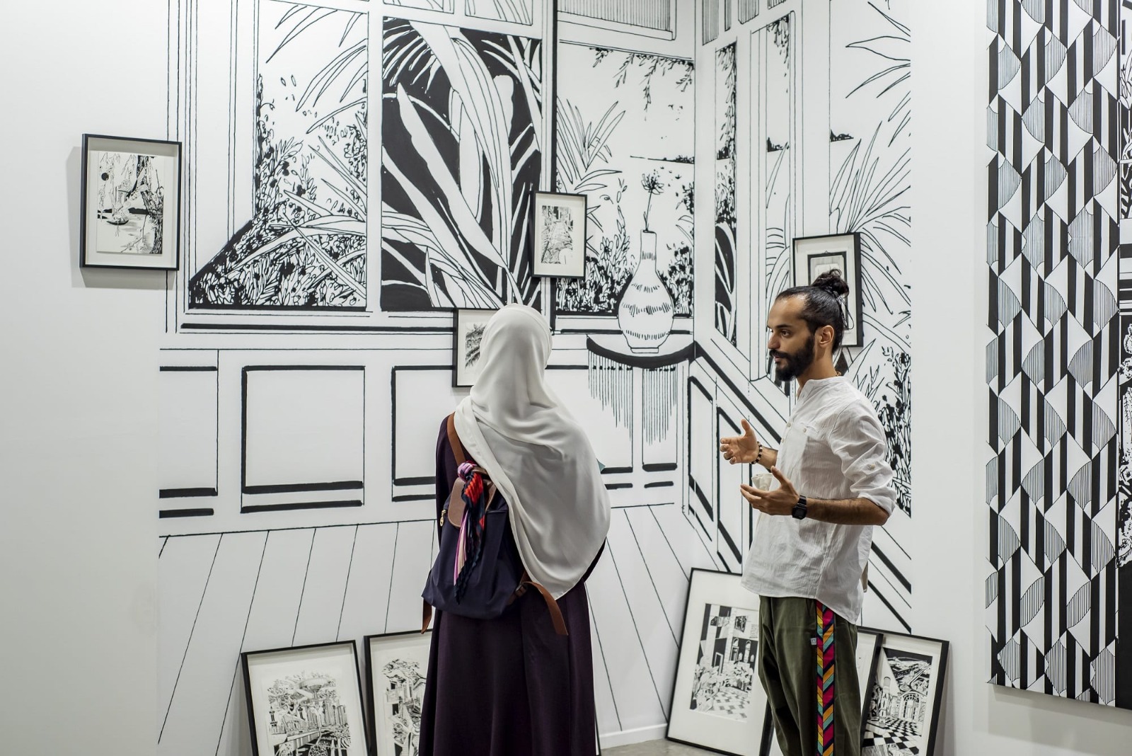 مشهد من نسخة 2019 من “آرت دبي“.