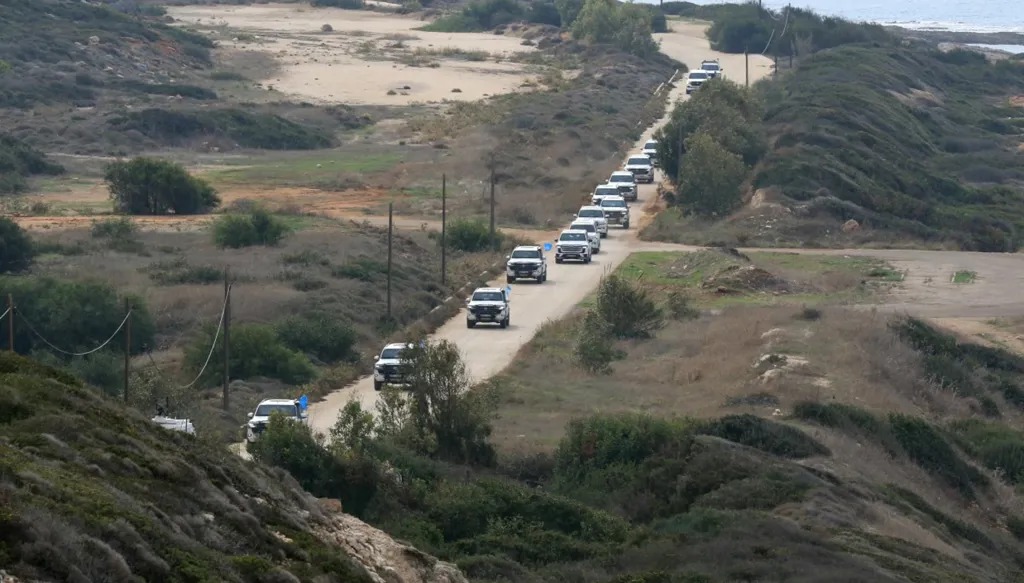 موكب لليونيفيل في المنطقة الحدودية بالجنوب.