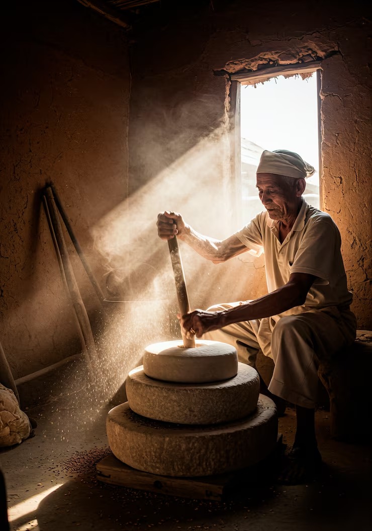 طحن القمح الجديد مع القديم: ما لم يراقبْهُ منصور