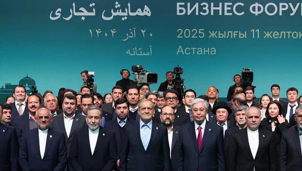 من زيارة الرئيس الايراني لكازاخستان