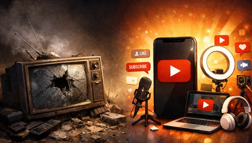 La télévision est-elle morte… Vive YouTube ?