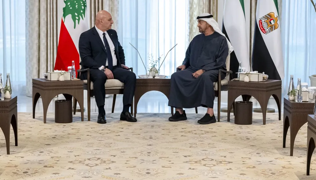 عنوان زيارة الوفد الإماراتي إلى بيروت... الاستثمار والشراكة