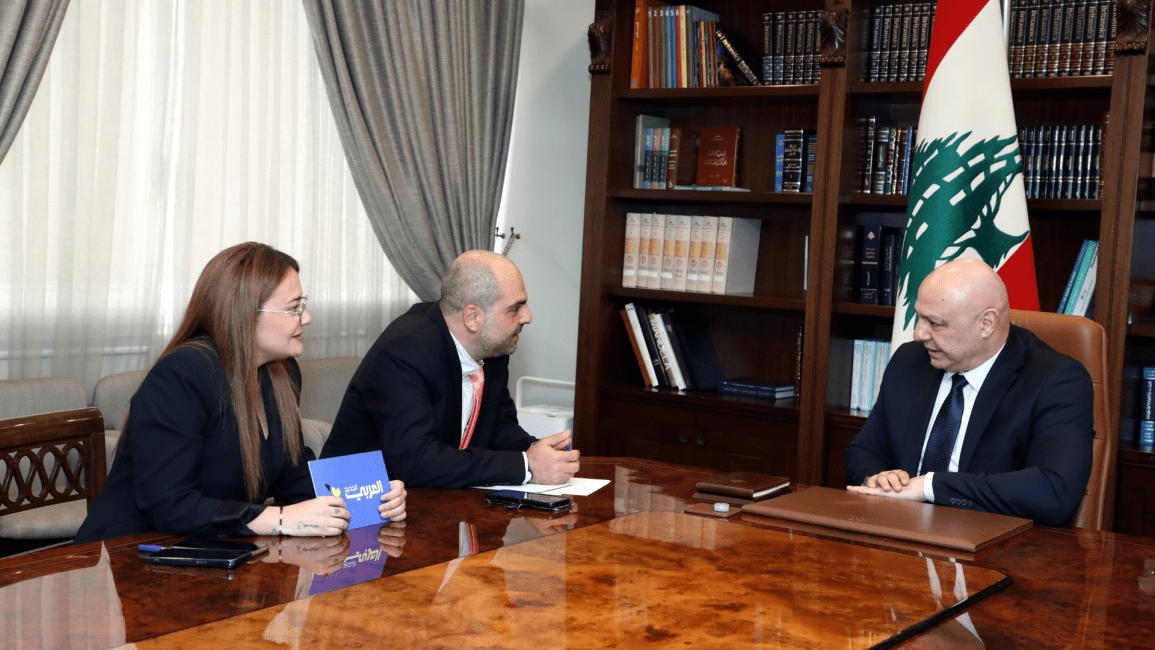 الرئيس اللبناني في مقابلة مع 