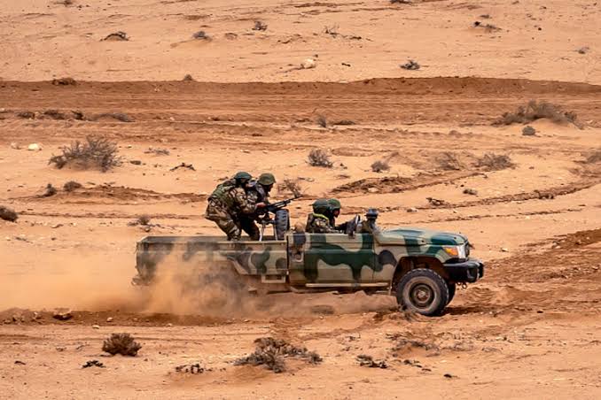آلية للجيش المغربي (أرشيفية).