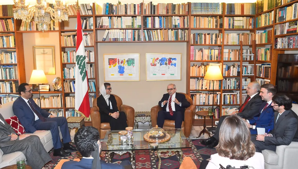 الكعبي خلال لقائها سلام: العلاقة بين الإمارات ولبنان علاقة راسخة وعميقة