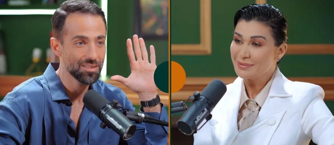 نادين الراسي في مقابلة نارية مع محمد قيس (انترنت)