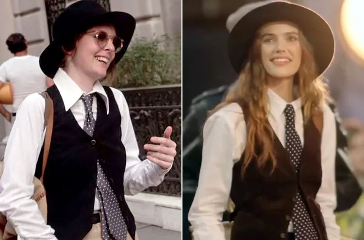 العارضة بيتسي غاهان تتألّق بأسلوب ديان كيتون في Vogue World (انترنت)