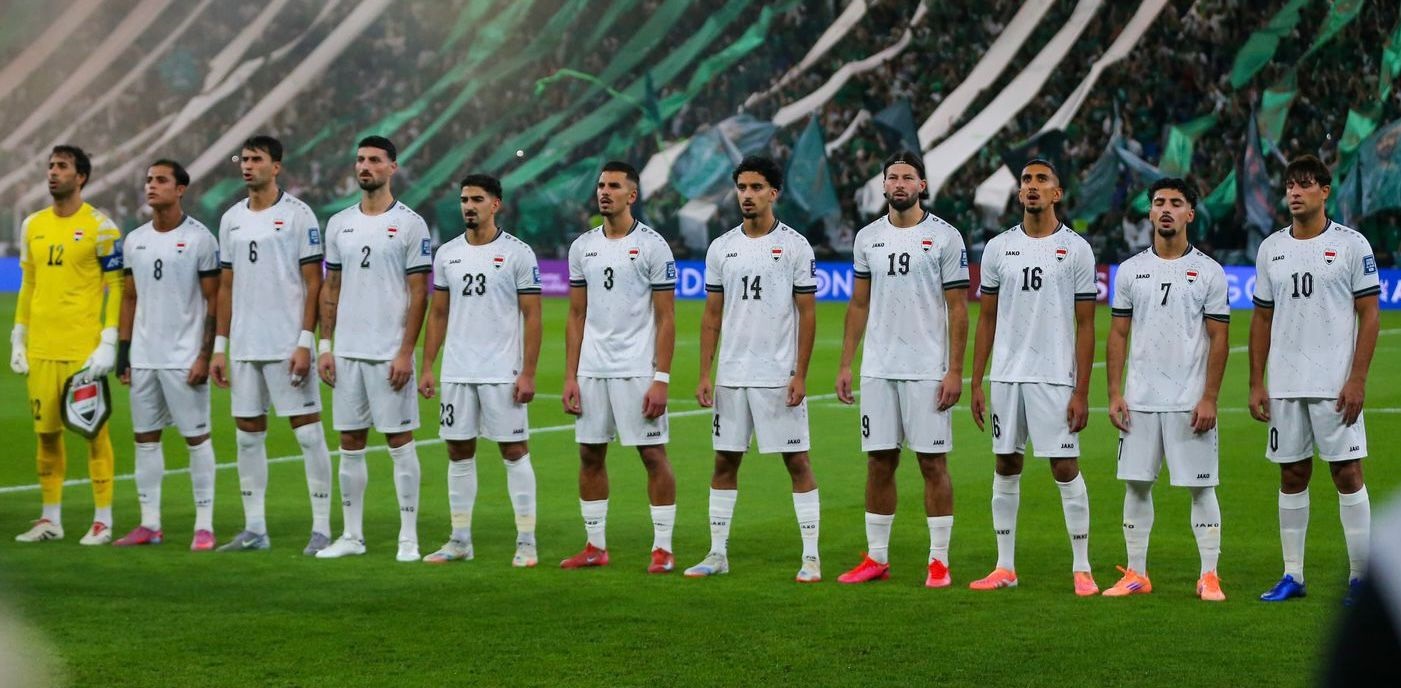 لاعبو المنتخب العراقي. (وكالات)