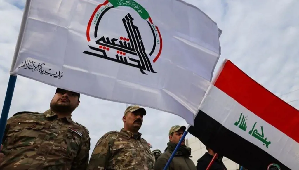 عناصر في الحشد الشعبي. (أ ف ب)