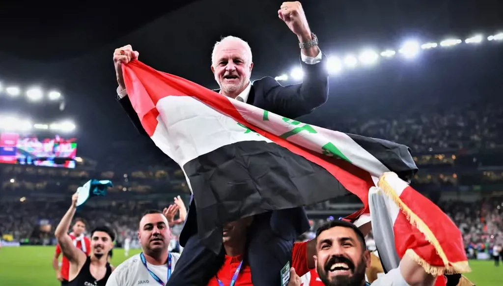 Arnold urges Iraq to show fighting spirit at World Cup