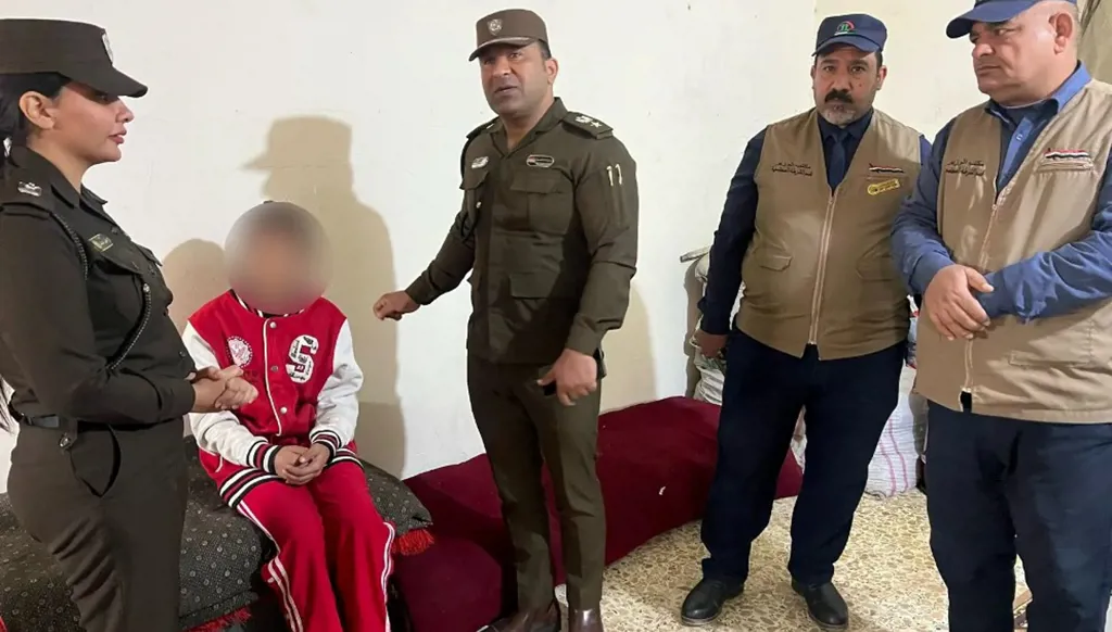 قصة مأساوية... ضبط أصغر مدمنة مخدرات في العراق (صور) ‏