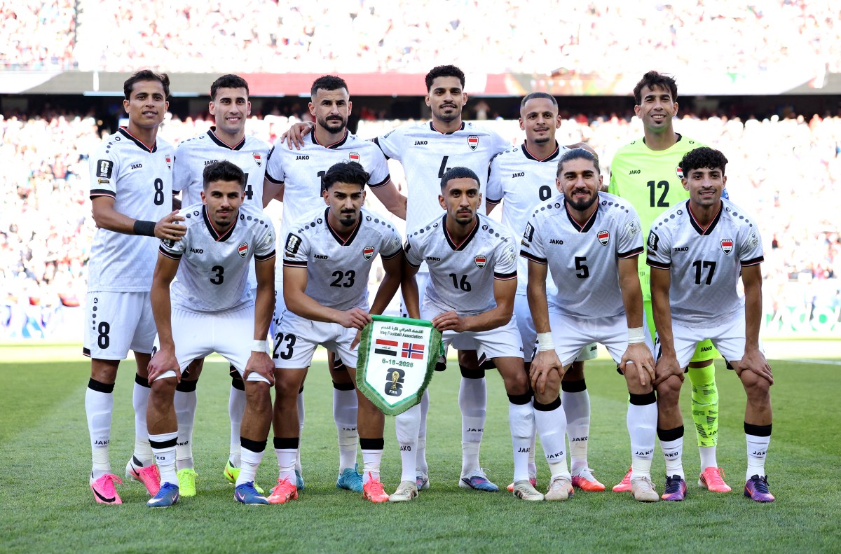 تشكيلة العراق. (أ ف ب)