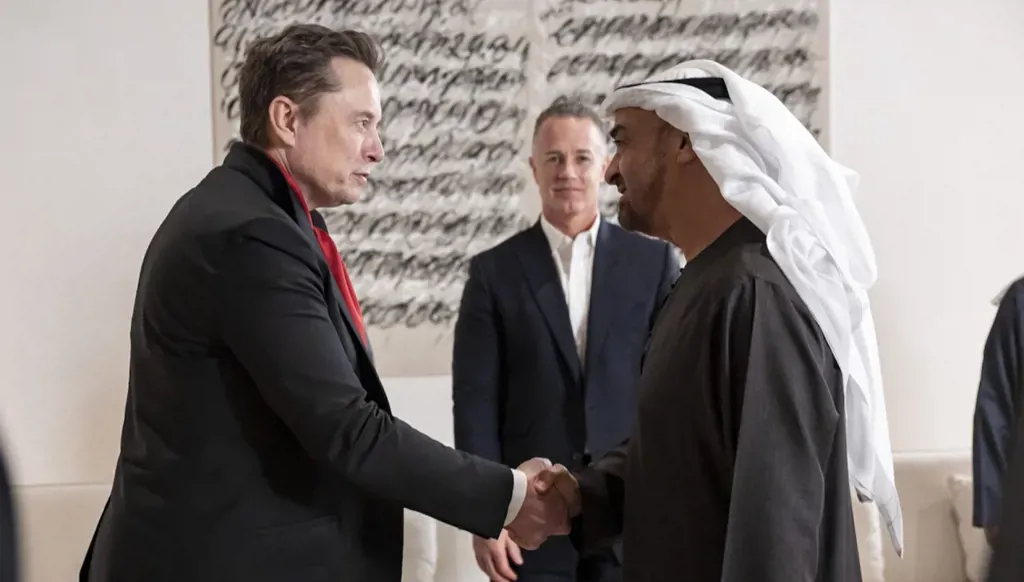 Le Cheikh Mohammed ben Zayed et Elon Musk discutent de l'IA