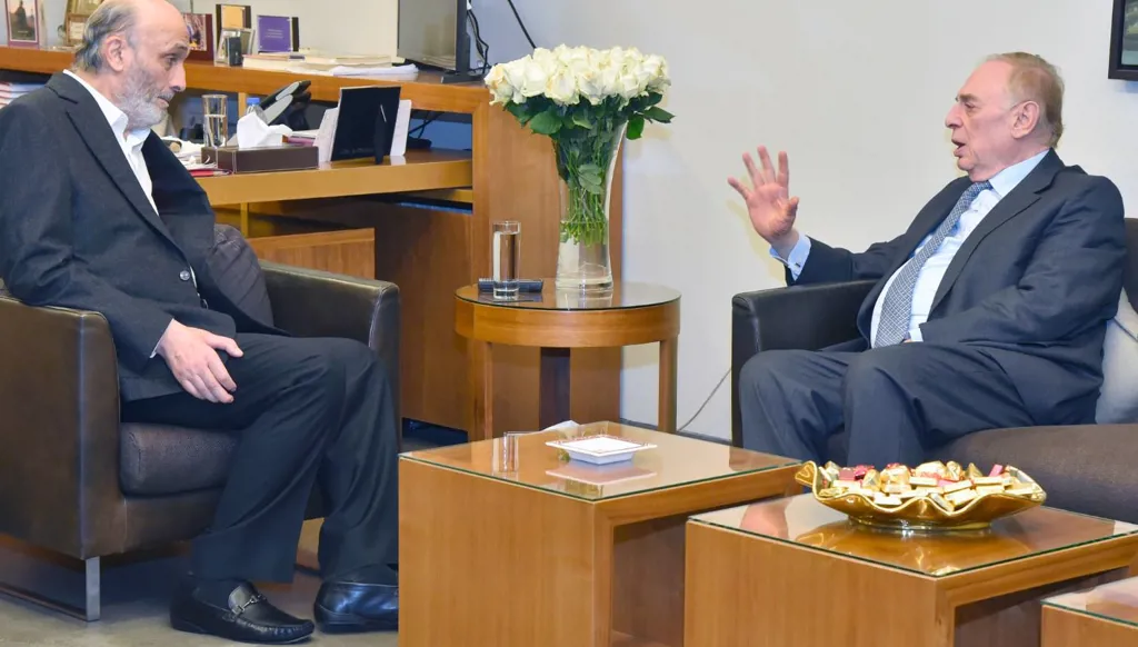 التطورات السياسية والرئاسية بين جعجع والنائب البستاني