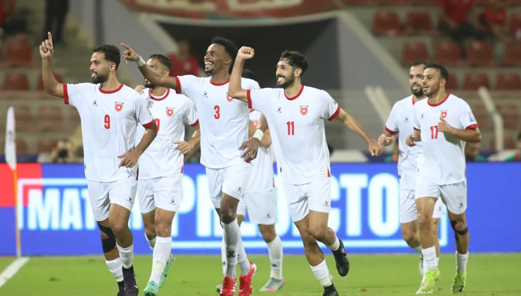 لاعبو الأردن. (وكالات)