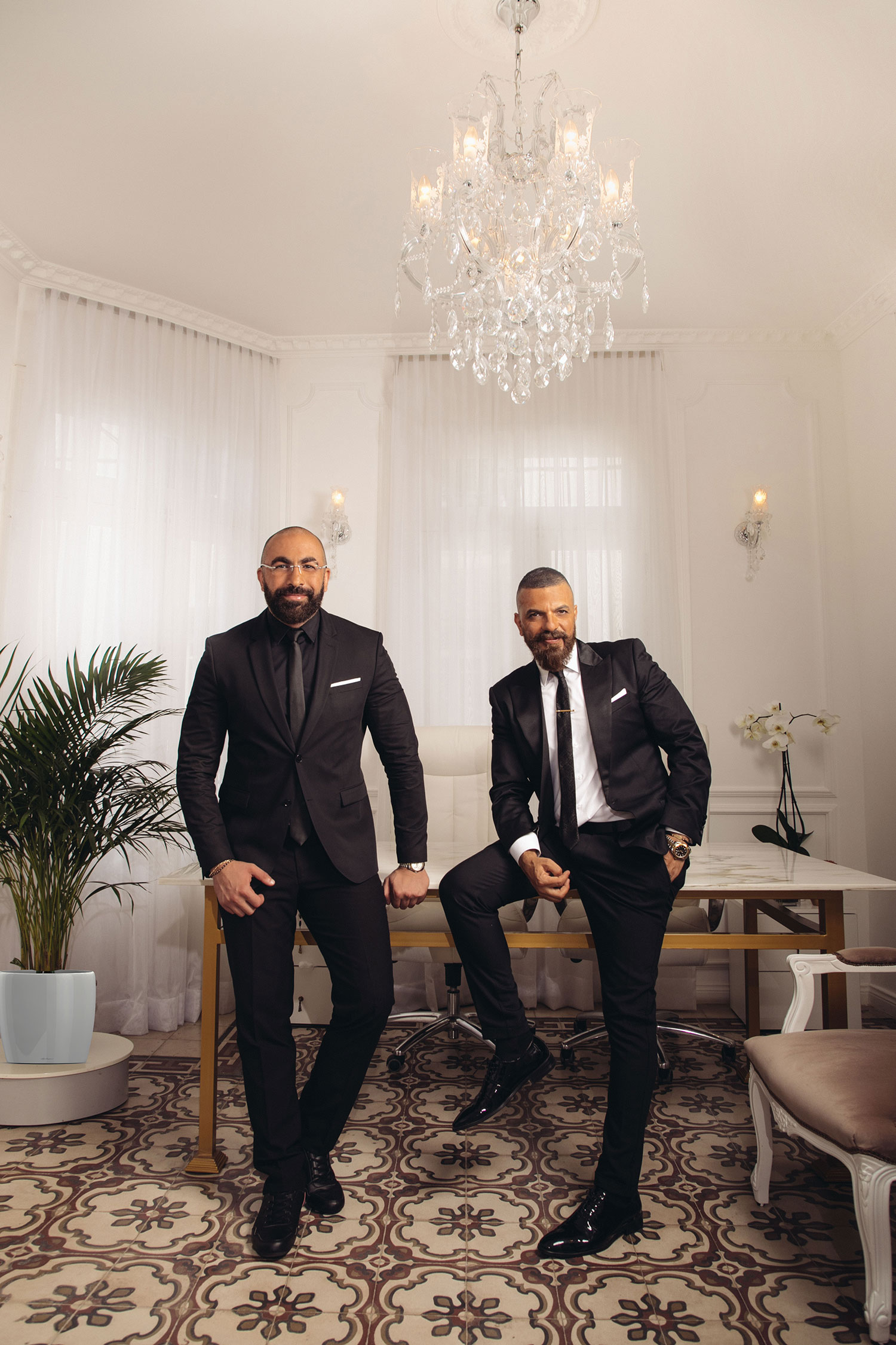 المصمّمان خالد الصيفي ومروان ماضي (دار خالد أند مروان)