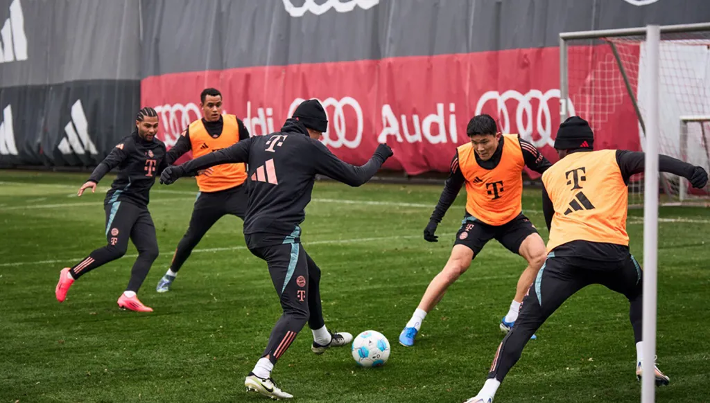 من تدريب بايرن ميونيخ الأربعاء (إكس)